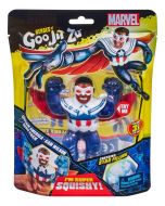 Goo Jit Zu Muñeco Figura Super Heroes - Capitan America Sam Wilson
