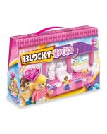 Blocky House Domirtorio + Baño 90 Piezas 