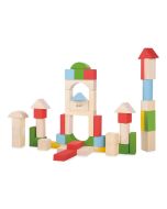 Bloques De Madera 50 Piezas