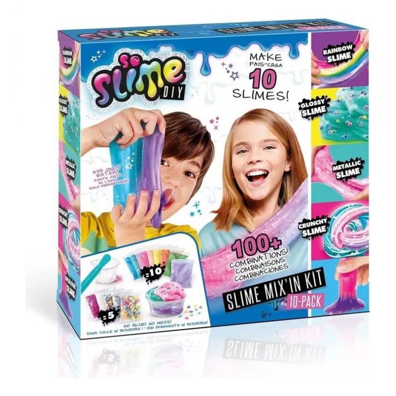 Playset Mix In Kit Slime Pack X10