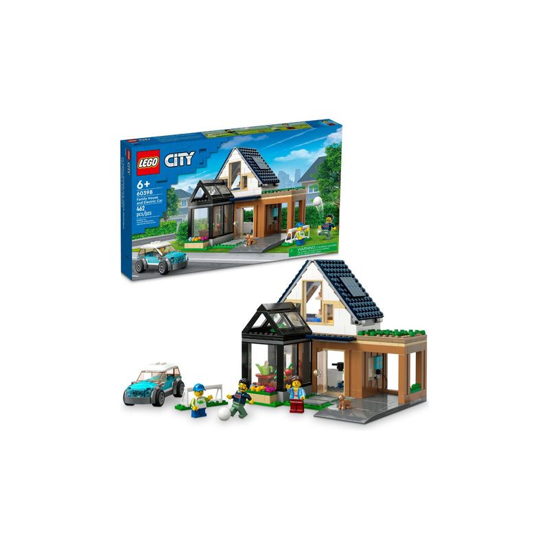 Lego City 60398 Casa Familiar Y Auto Electrico 462 Piezas