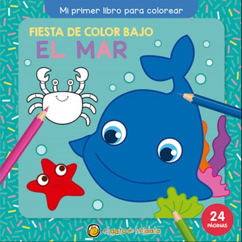Libro Para Colorear  El Mar 