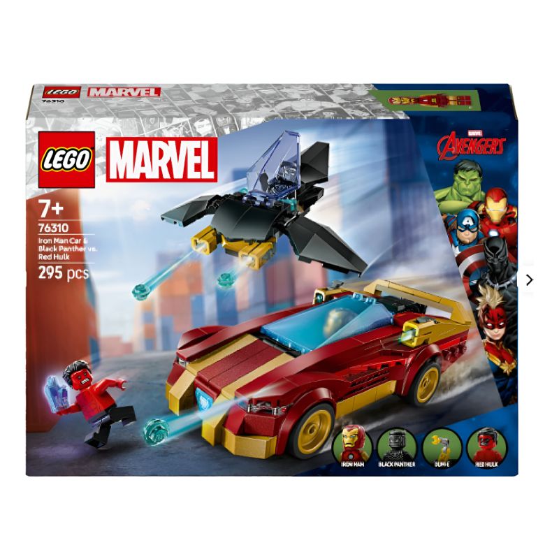 Iron Man Y Black Panther Vs Hulk 76310 Marvel 