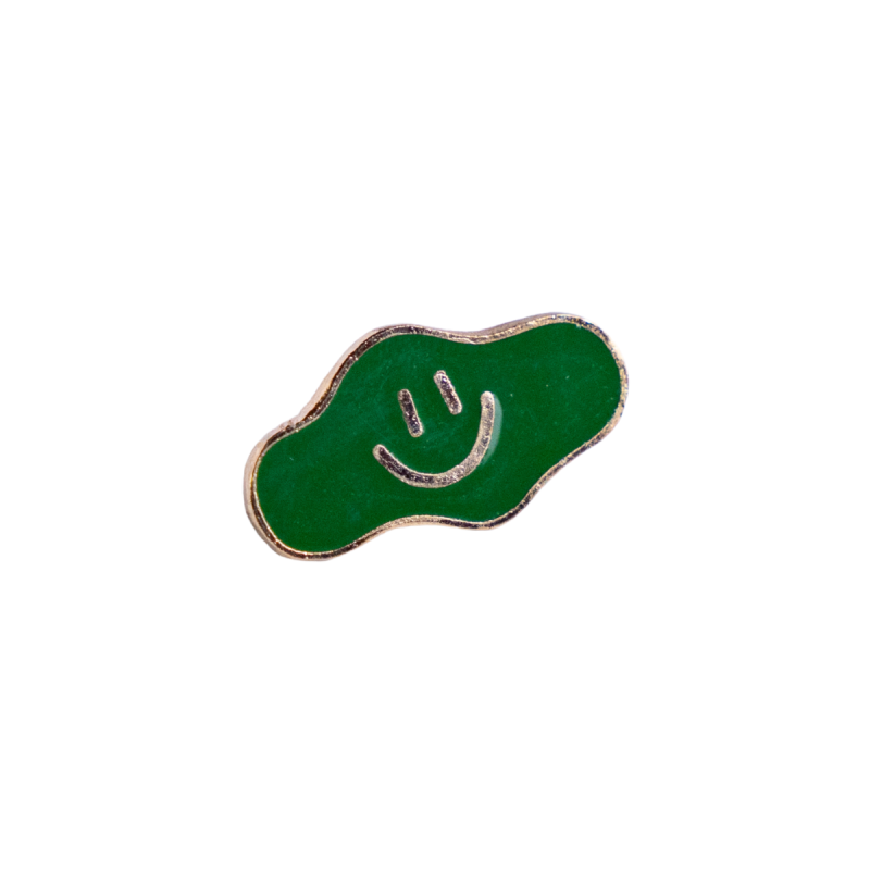 Pin Charco Carita Verde