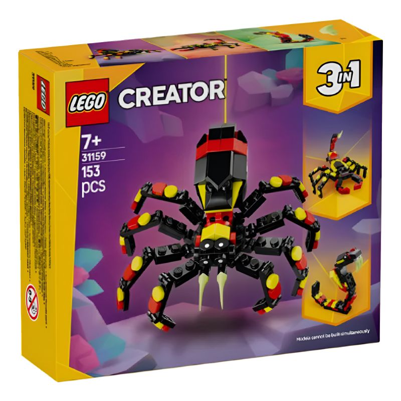 Animales Salvajes 31159 La Araña 3 en 1 Creator