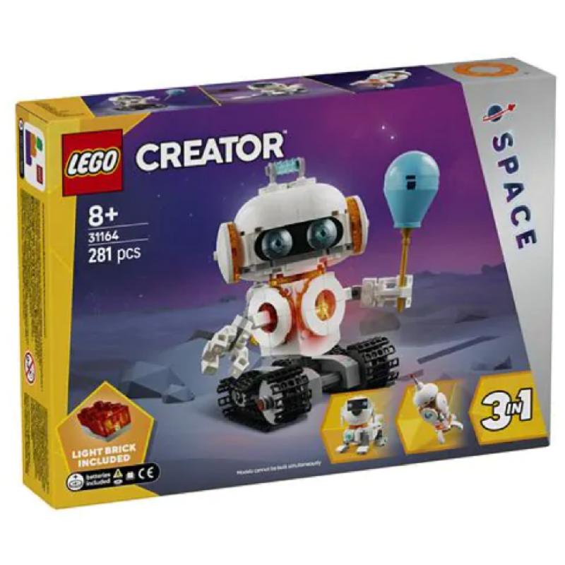 Robot Espacial 3 En 1 31164 Creator
