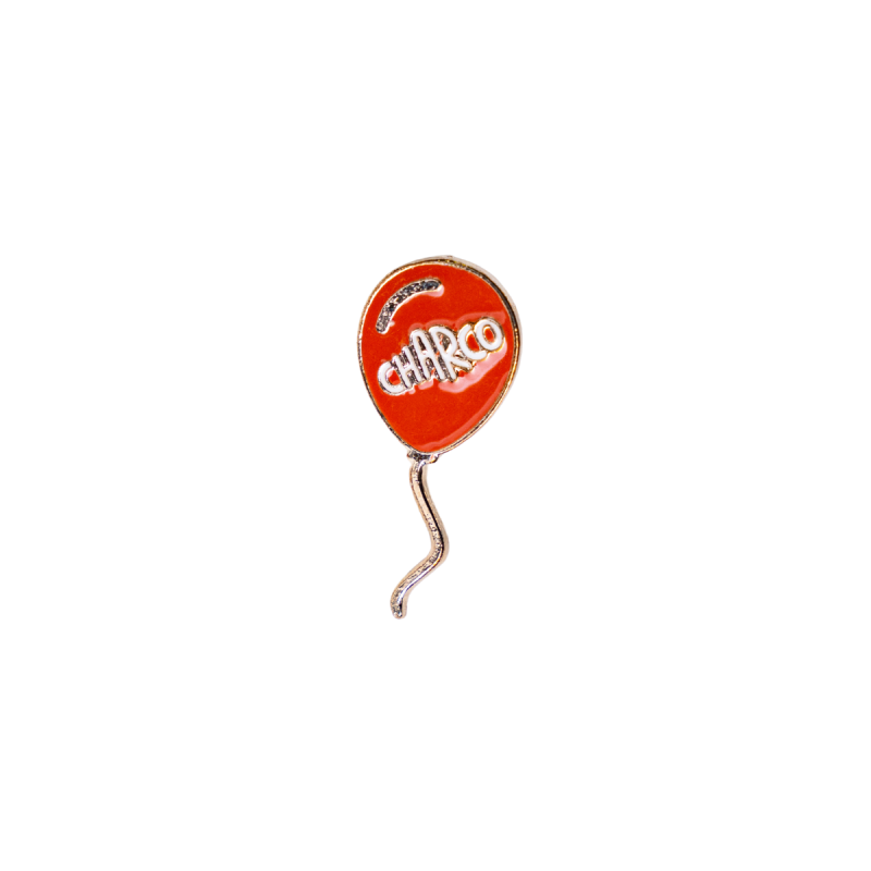 Pin Charco Globo Rojo