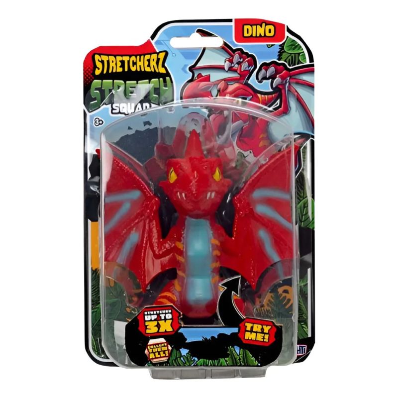 Figura Estirable Dinosaurio Pterosaurus Rojo