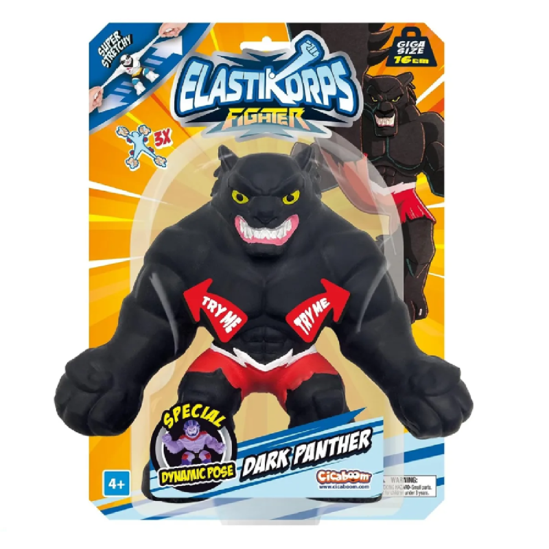 Figura Squishy Stretch 16cm Panther