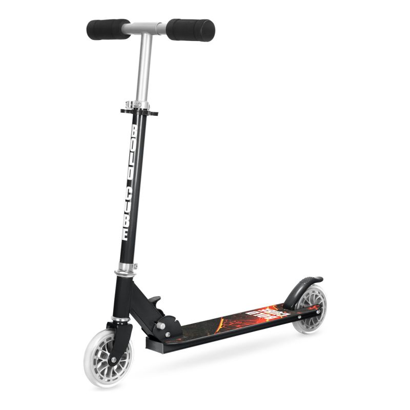 Monopatin Kids 2 Ruedas Con Luz Negro