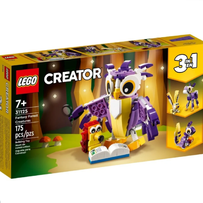 Criaturas Fantasticas Del Bosque 3 en 1 Creator 31125 