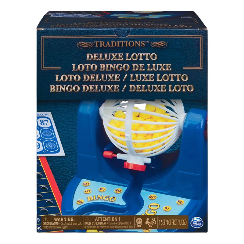 Bingo Deluxe Familiar C/bolillero Plástico