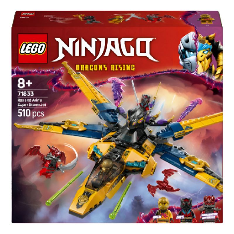 Super Jet De La Tormenta De Ras Y Arin 71833 Ninjago 