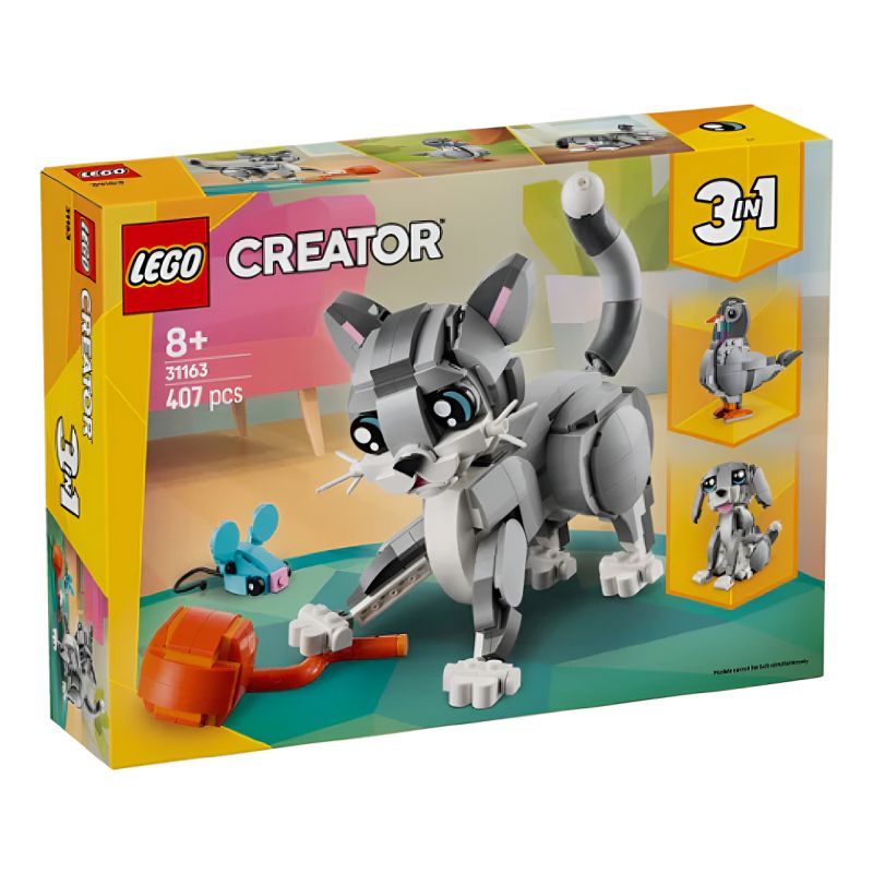 Lego Creator 3 En 1 Gato Juguetón 31163