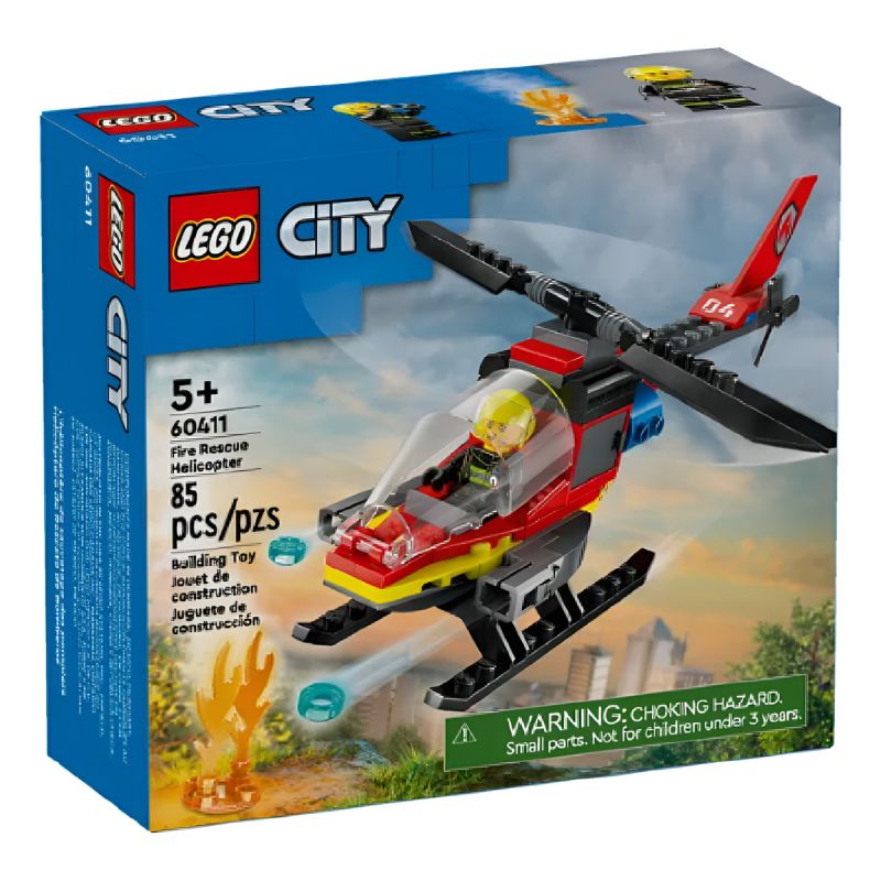 Helicóptero De Rescate De Bomberos 60411 City 