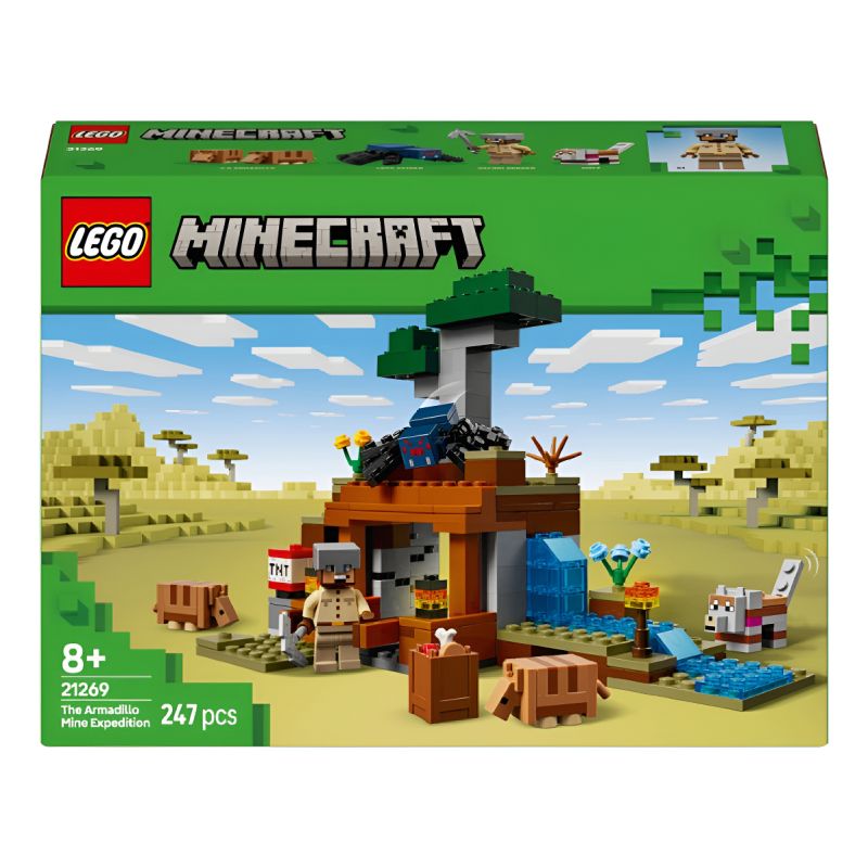 Set De Expedición A La Mina Armadillo Minecraft 21269 