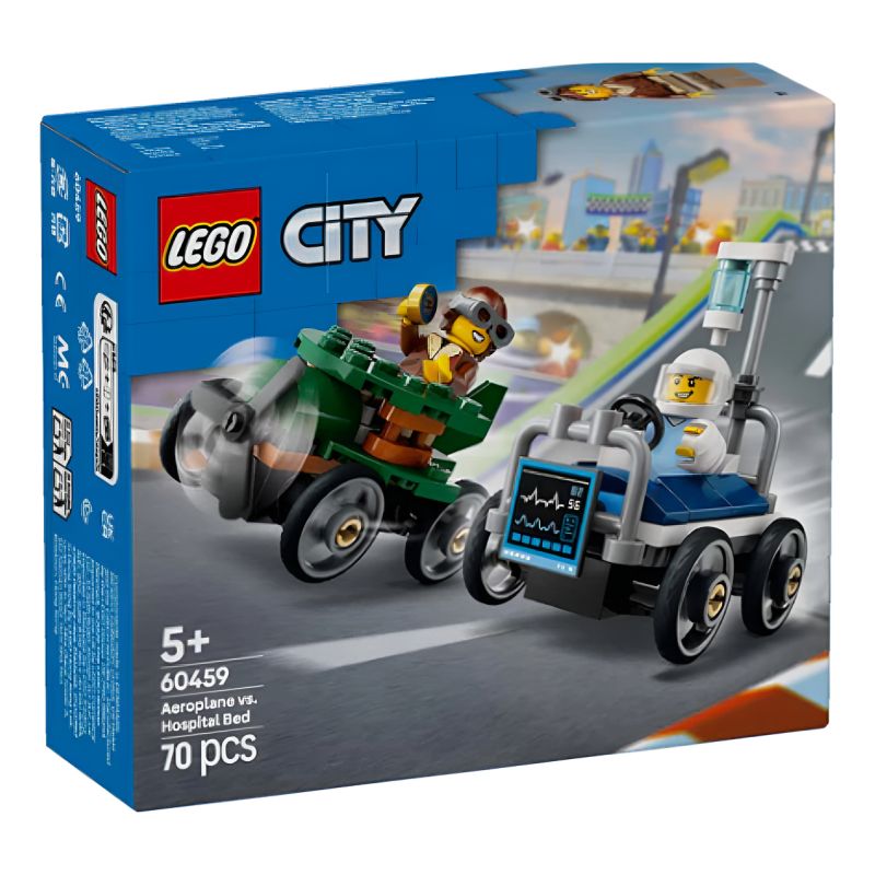 Pack De Autos De Carreras: Avion Vs Cama 60459 City 