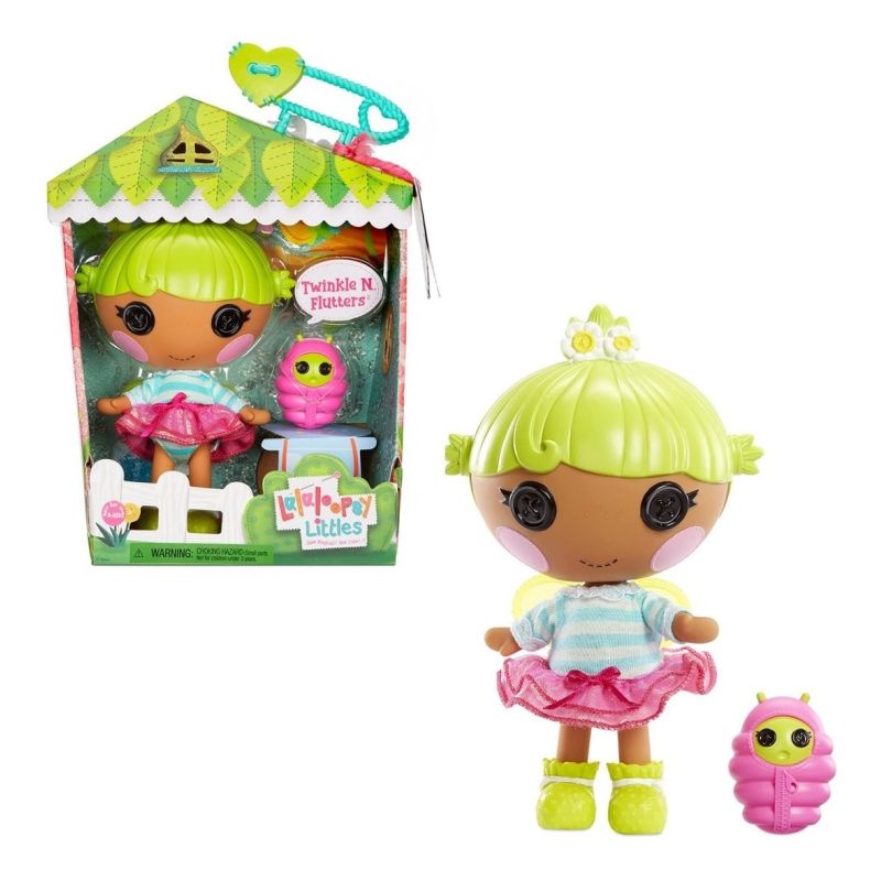 Muñeca 18cm Con Mascota Twinkle N Flutters