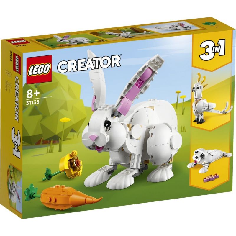 Lego Creator Conejo Blanco 31133 White Rabbit 258 Piezas