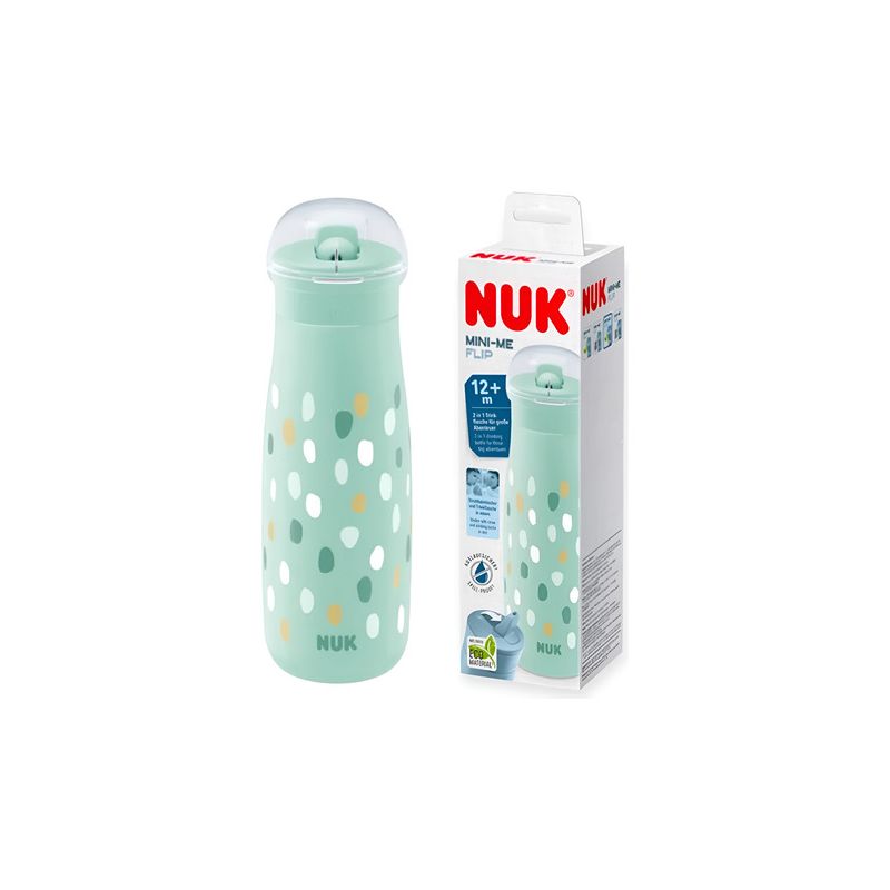 Vaso Nuk Mini Me Flip 450 Ml Verde