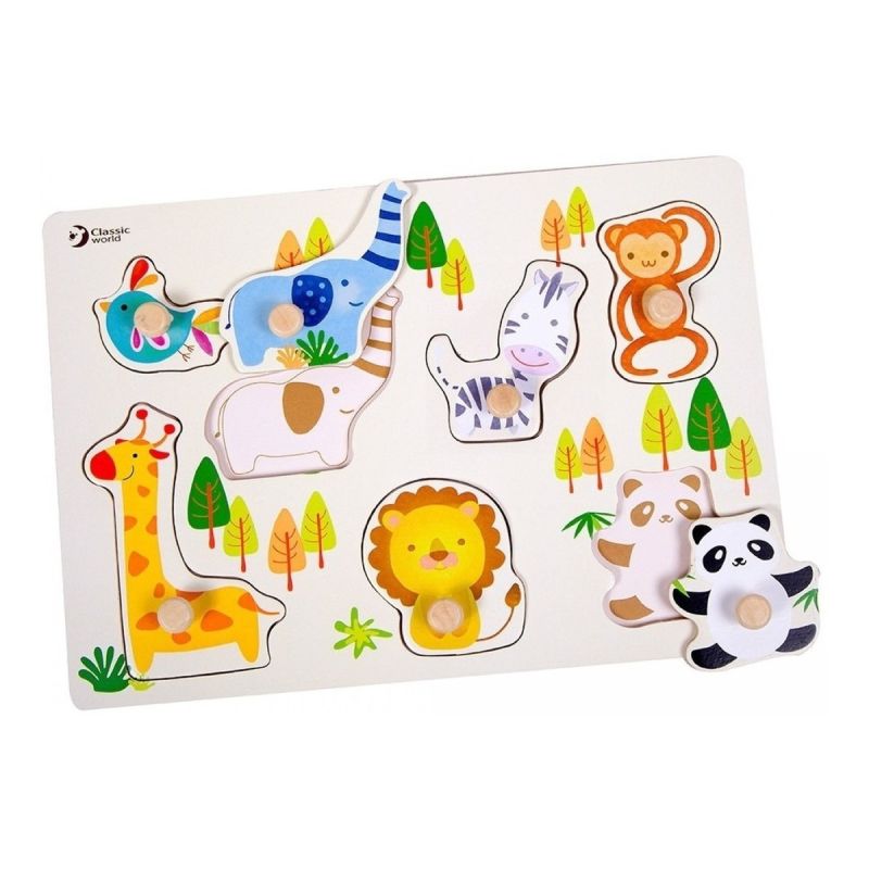 Puzzle Didactico Zoologico