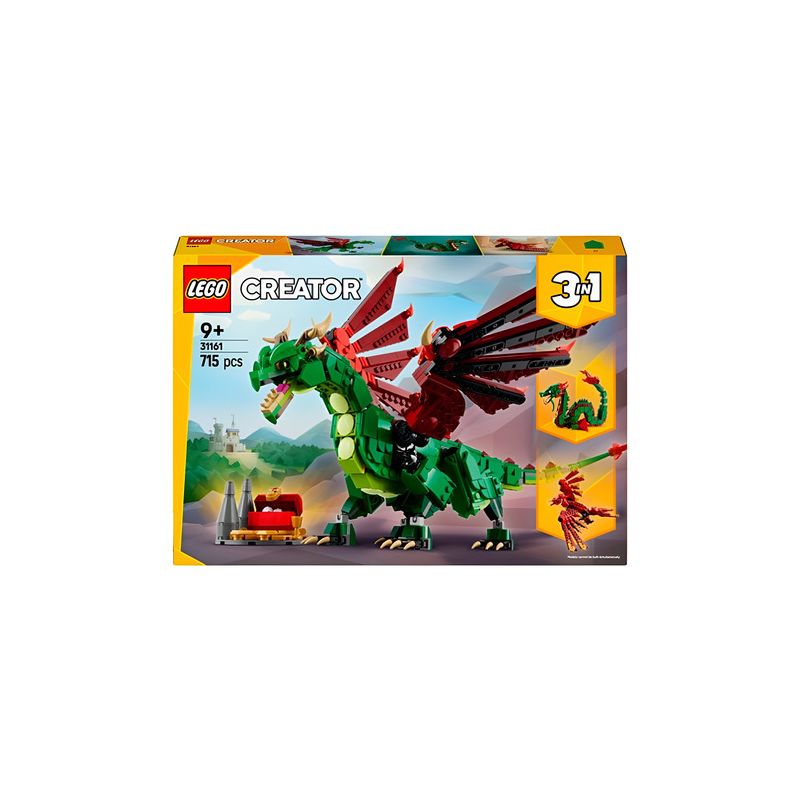 Dragón Medieval 3 en 1 31161 Creator