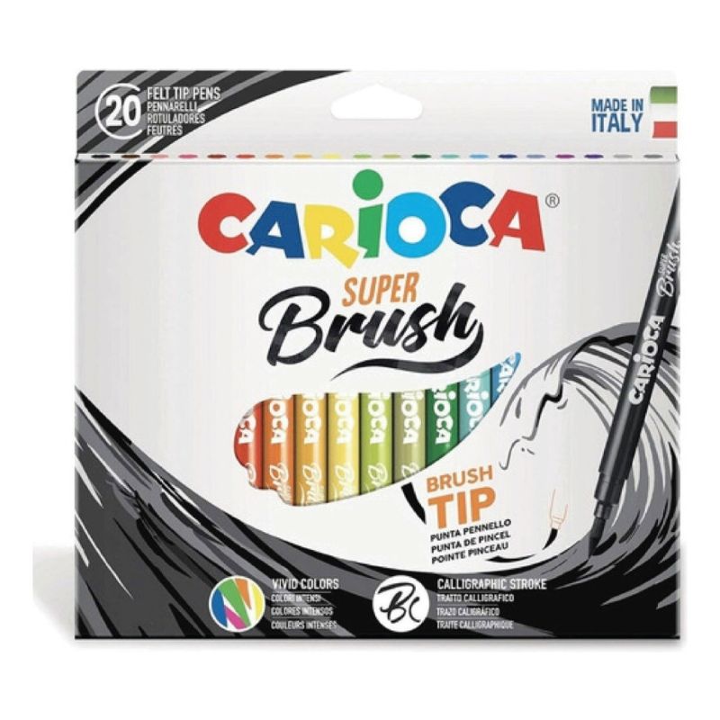 Marcador Pincel Brush X20 Lettering M.in Italy