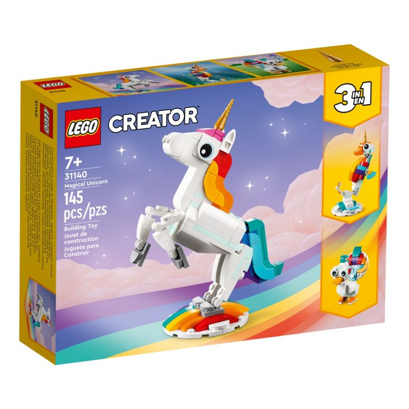Lego Creator Unicornio Mágico 31140 145 Piezas
