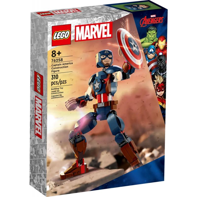 Figura Capitán América Super Heroes 76258