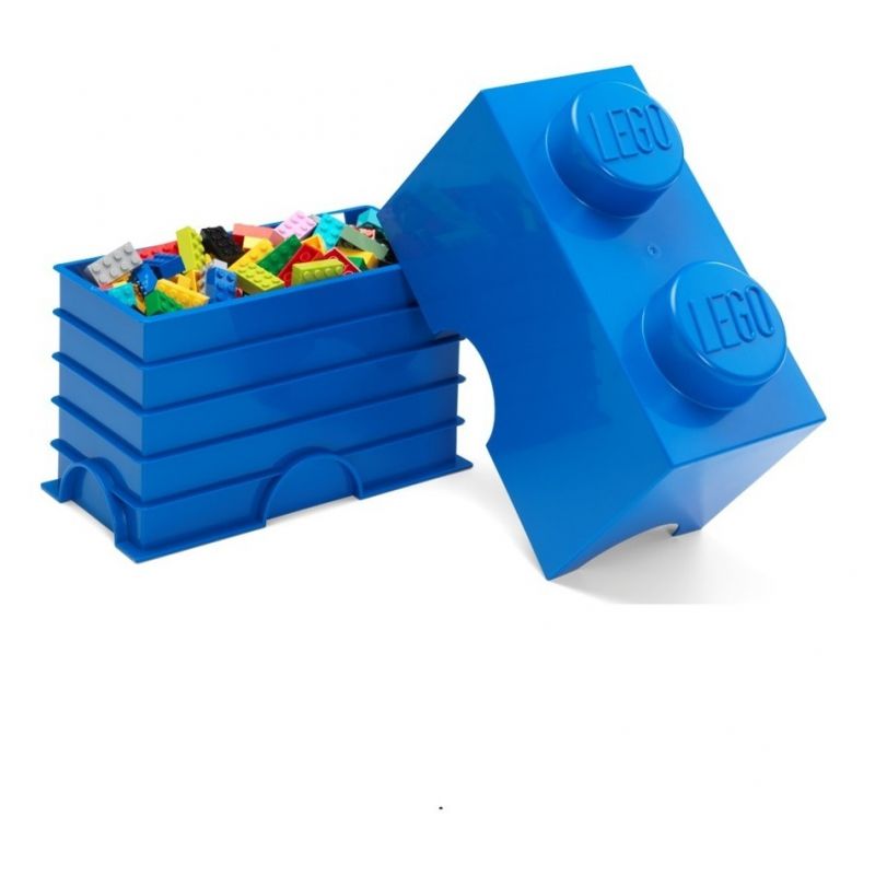 Contenedor Apilable Brick 2 Azul