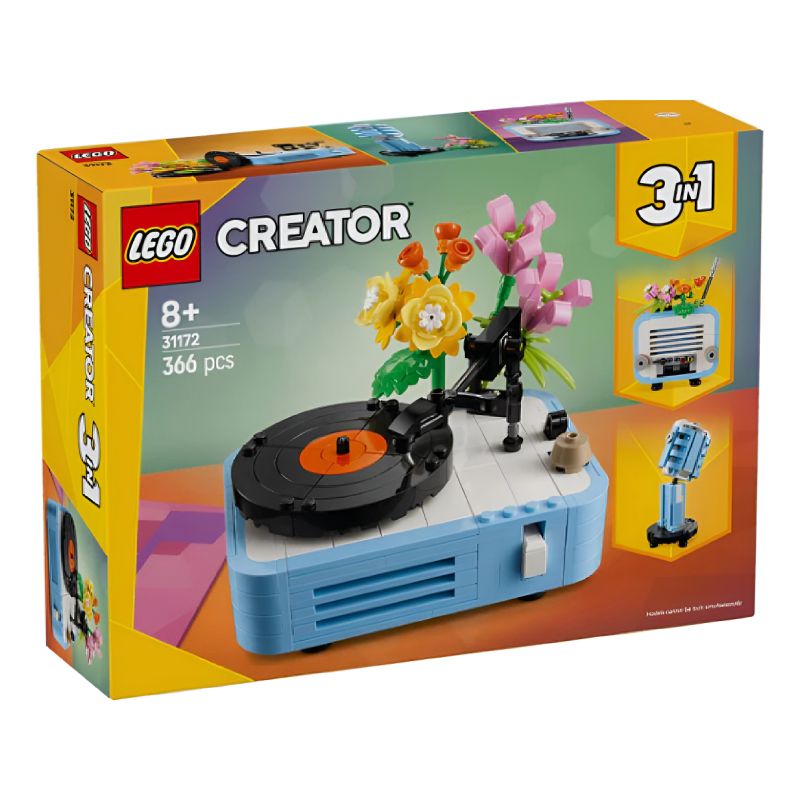 Toca Discos Flores 3 en 1 31172 Creator