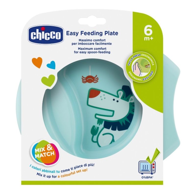 Plato Chicco Easy 6m+ Celeste