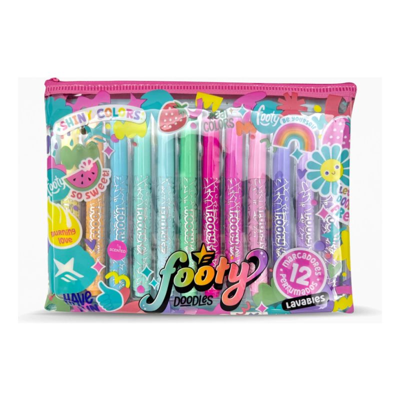 Estuche Marcadores Con Aroma X12