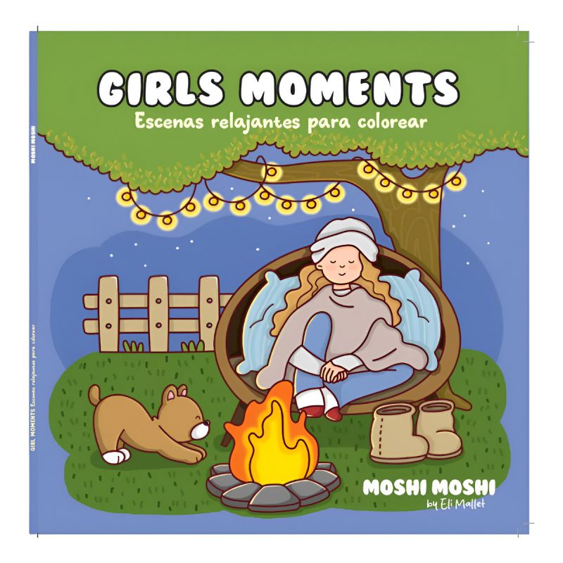 Libro Para Colorear Girls Moments