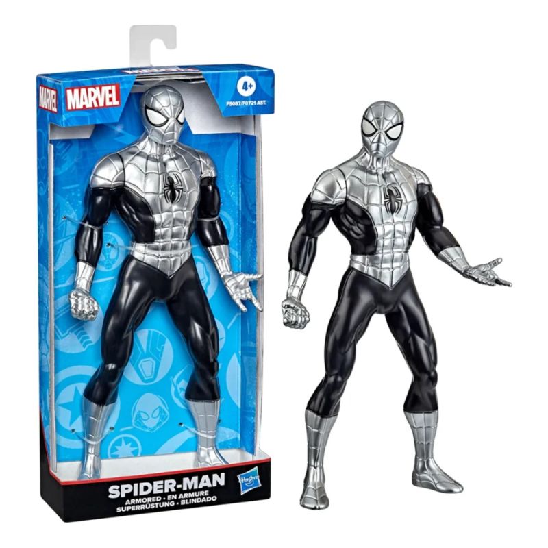 Figura Marvel 24 Cm F0721 Spiderman Blindado