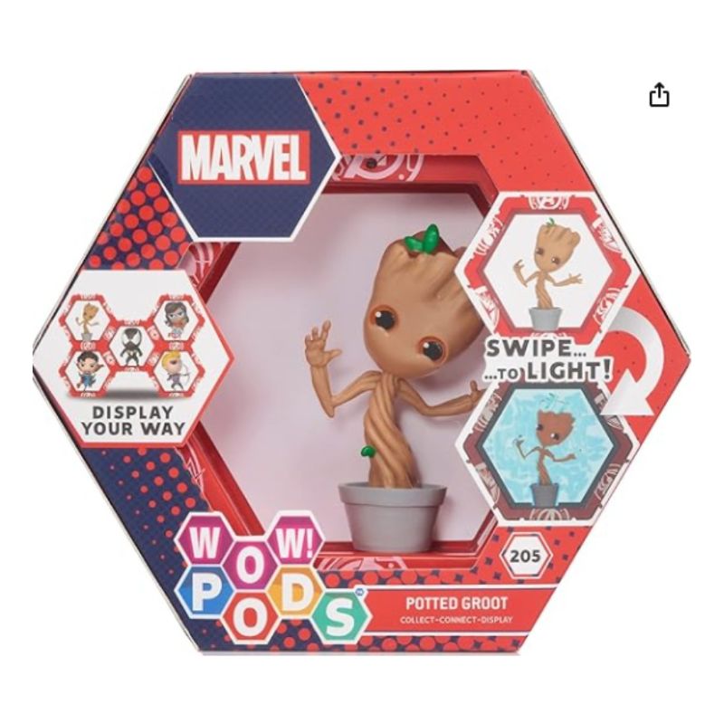 Wow Pods Potted Groot Figura Coleccionable Interactiva