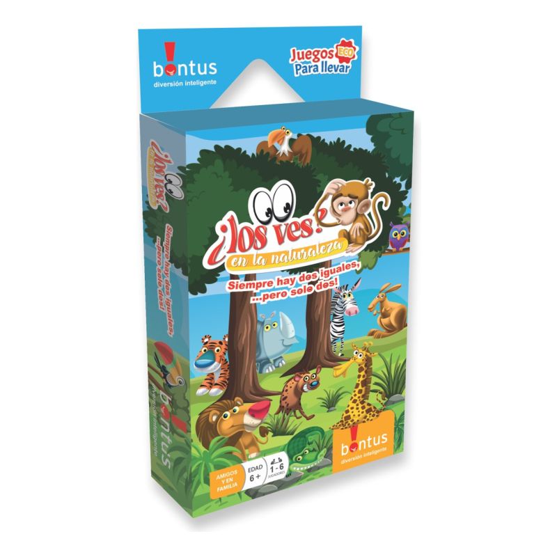 Juego De Cartas ¿los Ves? Animales