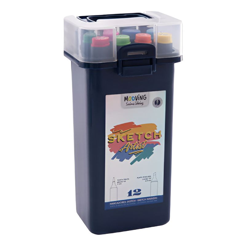Marcadores Doble Punta X12 Colores