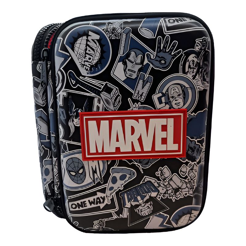 Cartuchera Escolar Dos Pisos Marvel