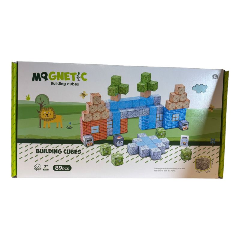 Bloques Magn&eacute;ticos Cubos Steam Minecraft 89 Pcs