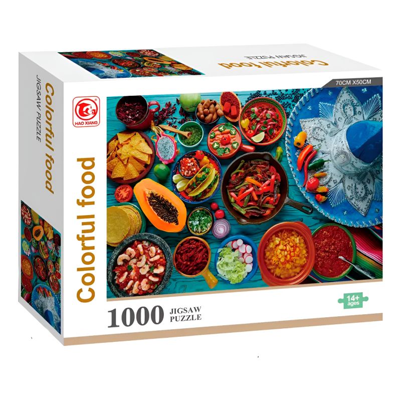 Puzzle 1000 Piezas Colorful Food