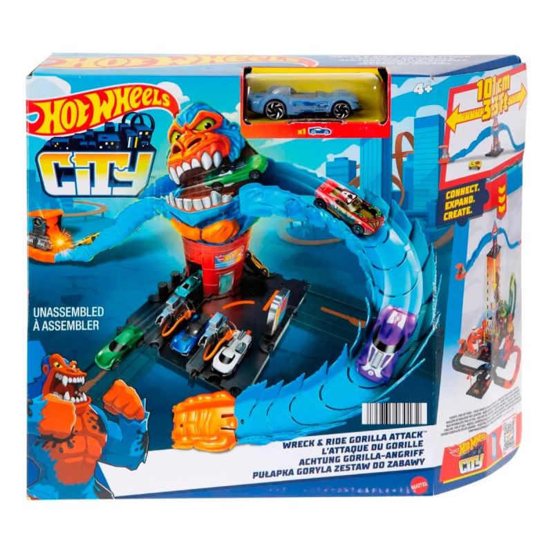 Pista Hot Wheels City Gorilla Attack Hdr30
