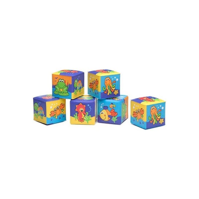 Bloques Soft Apilables Cubos Juego Bebe