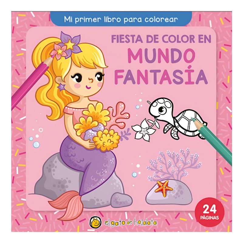 Libro Para Colorear Mundo Fantasia 