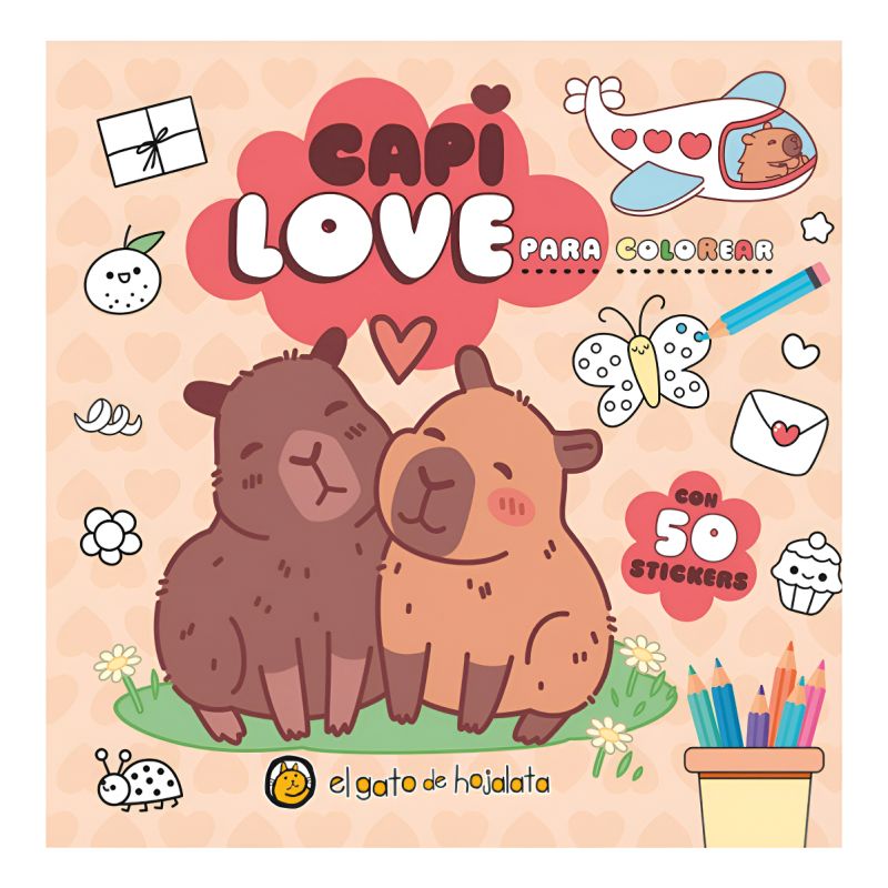 Libro Capi Love Para Colorear 