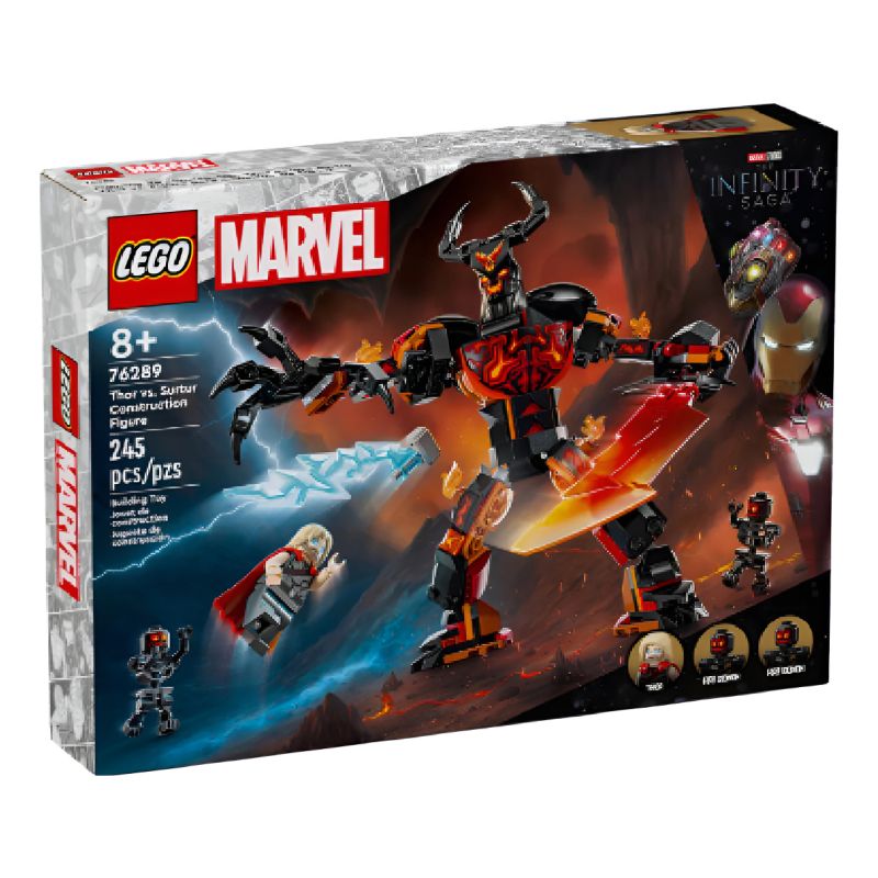 Thor Vs. Figura Para Construir De Surtur 76289 Marvel 