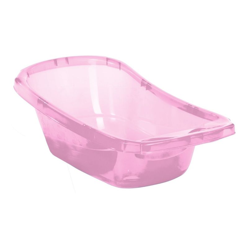 Bañera Plastica Translucida 25 Lts Rosa