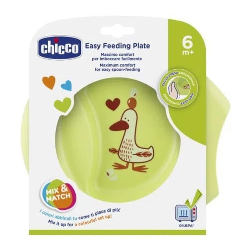 Plato Chicco Easy 6m+ Verde