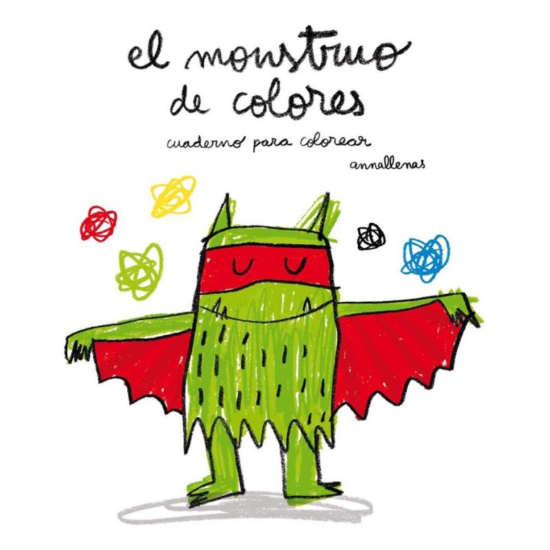 Monstruo De Colores Cuaderno Para Colorear