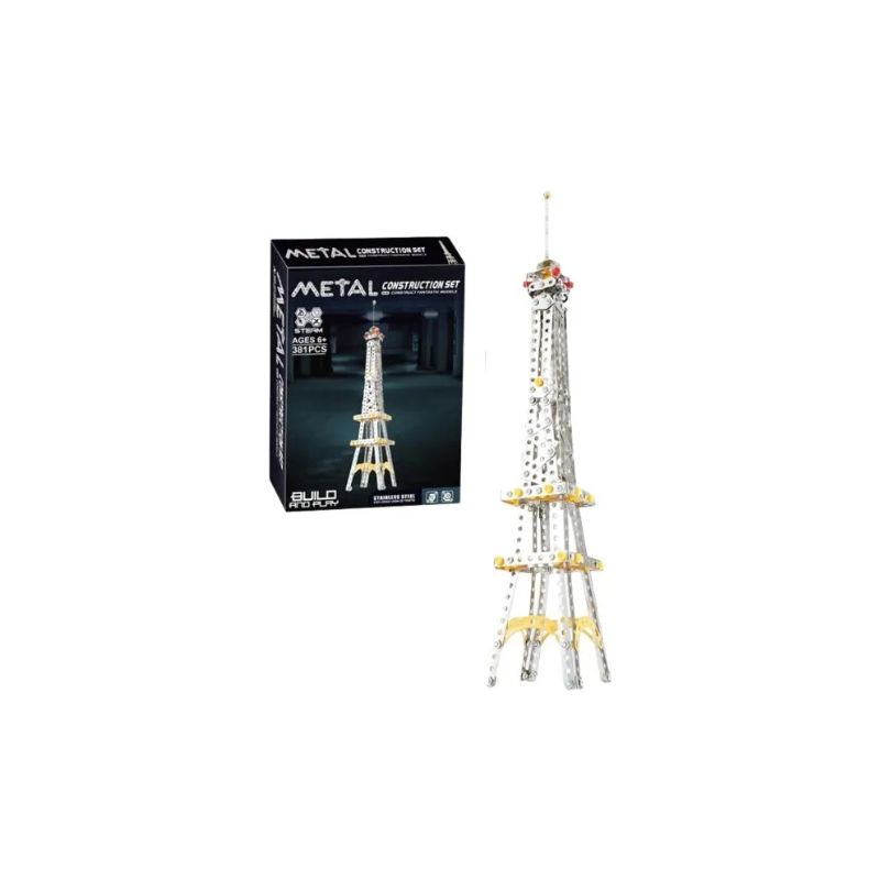 Set De Construccion De Metal Torre Eiffel 381 Piezas